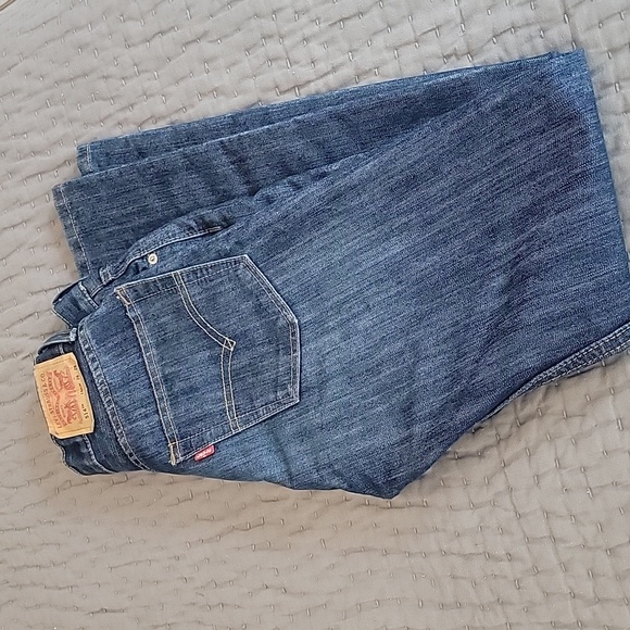 Levi Straight Leg  514 Boys Jeans 👖 Sizec16 SLIM - Picture 8 of 10